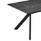 Armen Living Margot Dark Gray Rectangular Dining Table with Black Finish LCMNDICH - alternate 2